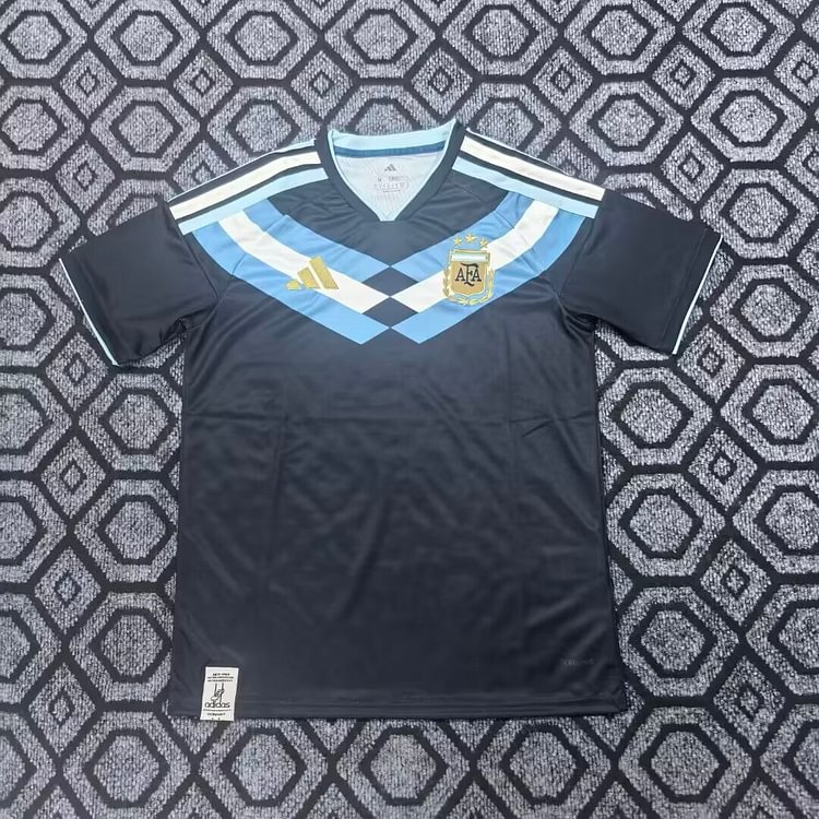 2026-27 Argentina Training Kit Black Jersey - Fan Edition