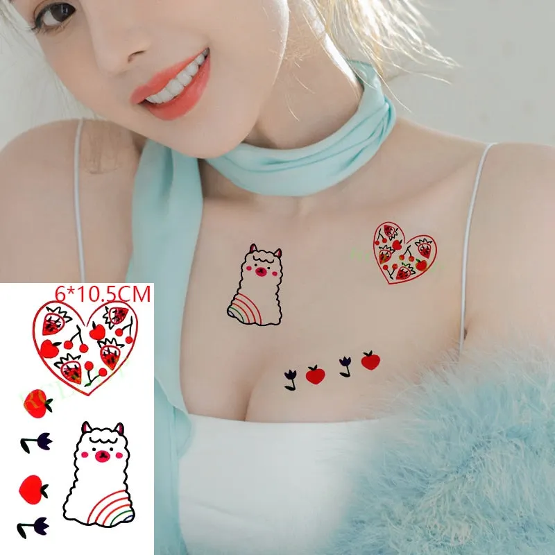 Waterproof Temporary Tattoo Sticker Cartoon anime Boy Knife Tatto Flash Tatoo Fake Tattoos Small Size Art for Kids Men Women