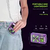 RB-V12 360&deg; Full Color RGB Magnetic LED Fill Light with App Control, 26 Lighting Scenes, USB Type-C PD/QC Fast Charging Port, Cyberpunk Mini Portrait Handheld Selfie Video Creative Lighting