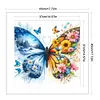 Colorful Butterflies - 11CT Stamped Cross Stitch - 45*45cm - Animal