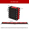 Engineering High-Precision Anti-Fall Solid Strong Magnetic Level Foldable Level Ruler Strong Magnetic High-Precision Household ABS Solid Anti-Fall Ruler Balance Measurement Level
