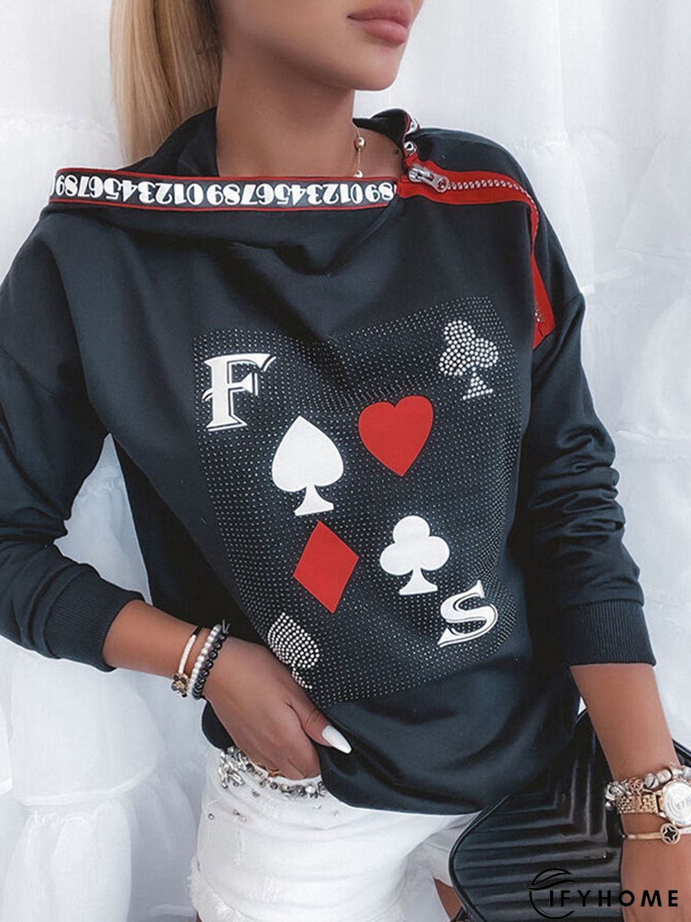 Hoodie Long Sleeve Statement Sweatshirt | IFYHOME