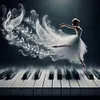 Piano Girl-11CT Stamped Cross Stitch 50*50cm/19.69*19.69in