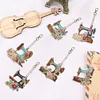 6pcs DIY Diamond Special Shaped Sewing Machine Keychain Kits