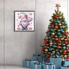 >SALE<5D DIY Partial Special Shaped Drill Diamond Painting Heart Gnome Decor 30x30cm