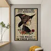 Witch Books-11CT Stamped Cross Stitch 40*60cm/15.75*23.62in(Big Size)