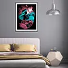 Ariel and Flounder - Full Round Diamond Painting-(Silhouette style)