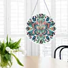 Diamond Painting Mandala Hanging Clock Pendant Kit for Decoration