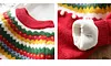 Kid Baby Girl New Year Retro Cashmere Sweater