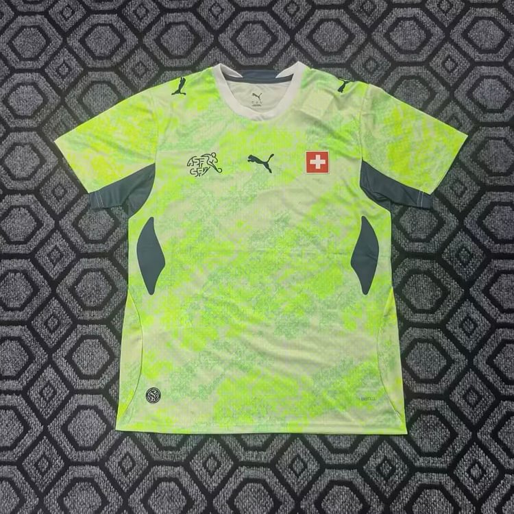 2026-27 Switzerland Away Green Jersey - Fan Edition