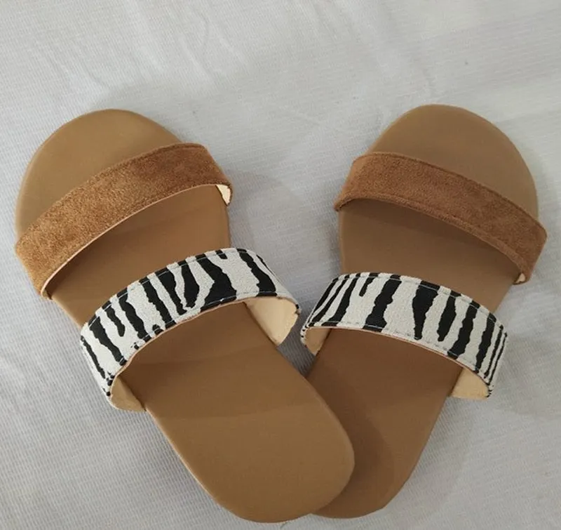 Fad 2022 Summer New Women's Slippers Flip Flops Female Slides Beach Shoes Woman Open Toe Flats Sandals Slippers Chaussures Femme