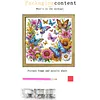 DIY Special Shape Double sided Print Clear Diamond Art Kit Wooden Framed Diamond Painting Kit(21.5x21.5cm)