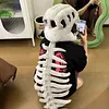 T Rex Dinosaur Spines Skeleton Cute Pillow OOTD Accessory Funny Gift Idea