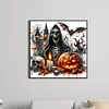 Diamond Painting-DIY Full Round Drill Halloween Horror Nights(40*40 CM)