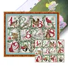[Brand]12Th Day Of Christmas - 14CT Stamped Cross Stitch - 44*35cm - Xmas