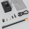 Fast Inflate Portable Pocket Bike Pump with Digital Gauge Bicycle Pump Auto Stop