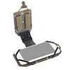 Folding Navigation Board 90 Rotating Mobile Phone Rack Outdoor Gear (Khaki)