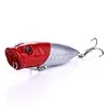 5Pcs Popper Fishing Lures 6.5cm 11g Wobblers Artificial Bait for Bass Perch Pike