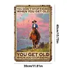 Cowgirl Riding Horse - Vintage Metal Signs - 20*30cm/30*40cm - Western
