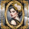 (Multi-Style)Noble Lady-Partial Special Shaped Diamond Painting 30*30CM