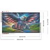 American Eagle-Full Round Diamond Painting 70*40CM