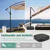 [US Local Warehouse] 2 Pack Shade Sail Poles 10FT Outdoor Sun Shade Poles 2.28in Diameter Heavy Duty Metal Post for Deck Patio Outside Backyard