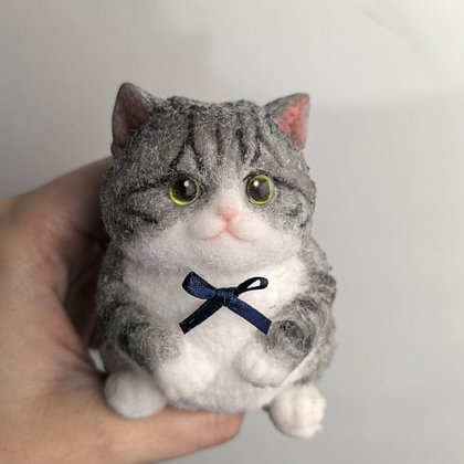 猫のスクイーズ