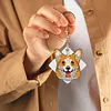 9Pcs DIY Diamond Painting Dog Keychain