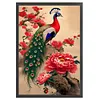 Peacock - 9CT Full Beaded Cross Stitch Kit(40x74cm)