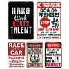 (Multi Style)Warning Sign - Vintage Metal Signs - 20*30cm - Warning