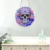 Diamond Painting Stained Glass Skull Pendant