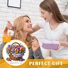 (US Local)Flower Double Sided Effect Table Top Diamond Painting Desktop Ornaments Kit(Phalaenopsis)