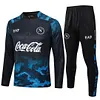 Joyfball 2024/2025 Napoli Half-Pull Training Suit Black Football Shirt 1:1 Thai Quality