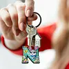 Easter letters-Double Sided Drill-5D DIY Craft Keychain