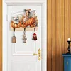Wooden Halloween Pumpkin Elf 3 Hooks Diamond Painting Hook Rail DIY Craft Decor