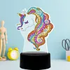 5D DIY Diamond Painting 7 Color Night Light Lamp Home Decoration Ornament Gift Kit(Unicorn)