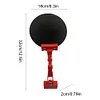 Clip-On Universal Round Shading Cover Adjustable Angle for Welding Torch(Red)