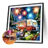 Diamond Painting -DIY Round Drill Campingy(40x40cm)