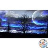 Blue View- Round/Square AB Drills Diamond Painting(40*65cm)