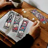 4Pcs Diamond Painting Skull Heart Bookmark for Reading Enthusiasts