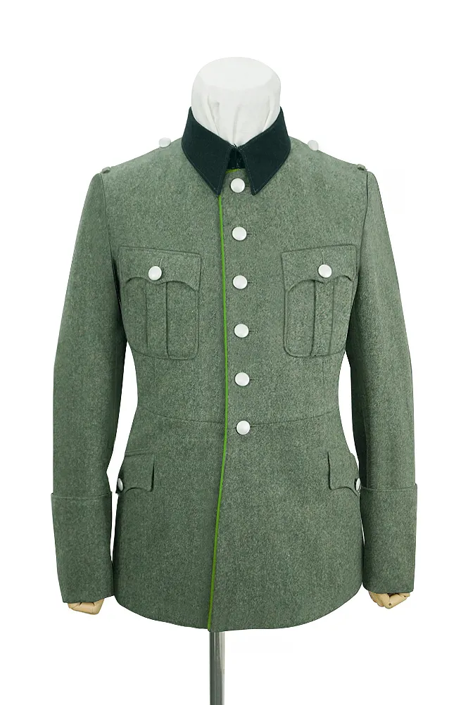  Wehrmacht German M1928 General Officer Wool Piped Service Tunic Jacket II German-Uniform