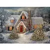 Diamond Painting -DIY Full Square Drill Snow House（50x70cm）