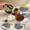 7pcs Crystal Drink Coasterss Diamond painting jewelry