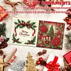 6PCS Diamond Painting Christmas Tree Greeting Cards Congratulations Cards & Gifts