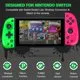 DinoFire Switch Joycon Controller for Nintendo Switch & Switch OLED（Red & Green）