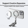 Magsafe Multi-Function Magnetic Mobile Phone Holder Foldable Mobile Phone Tripod Photo Live Portable Selfie Stick Desktop Tripod