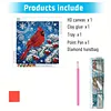 Diamond Painting-DIY Crystal Rhinestone Red Sparrow