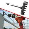 86-Type Square Hole Cutter Socket Puncher Rectangle Slot Cutout Saw Punch Tool