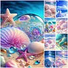 Beach starfish and shells-Full Round Diamond Painting 30*40CM