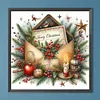 Diamond Painting -DIY Round Drill Xmas Envelope(40x40cm)